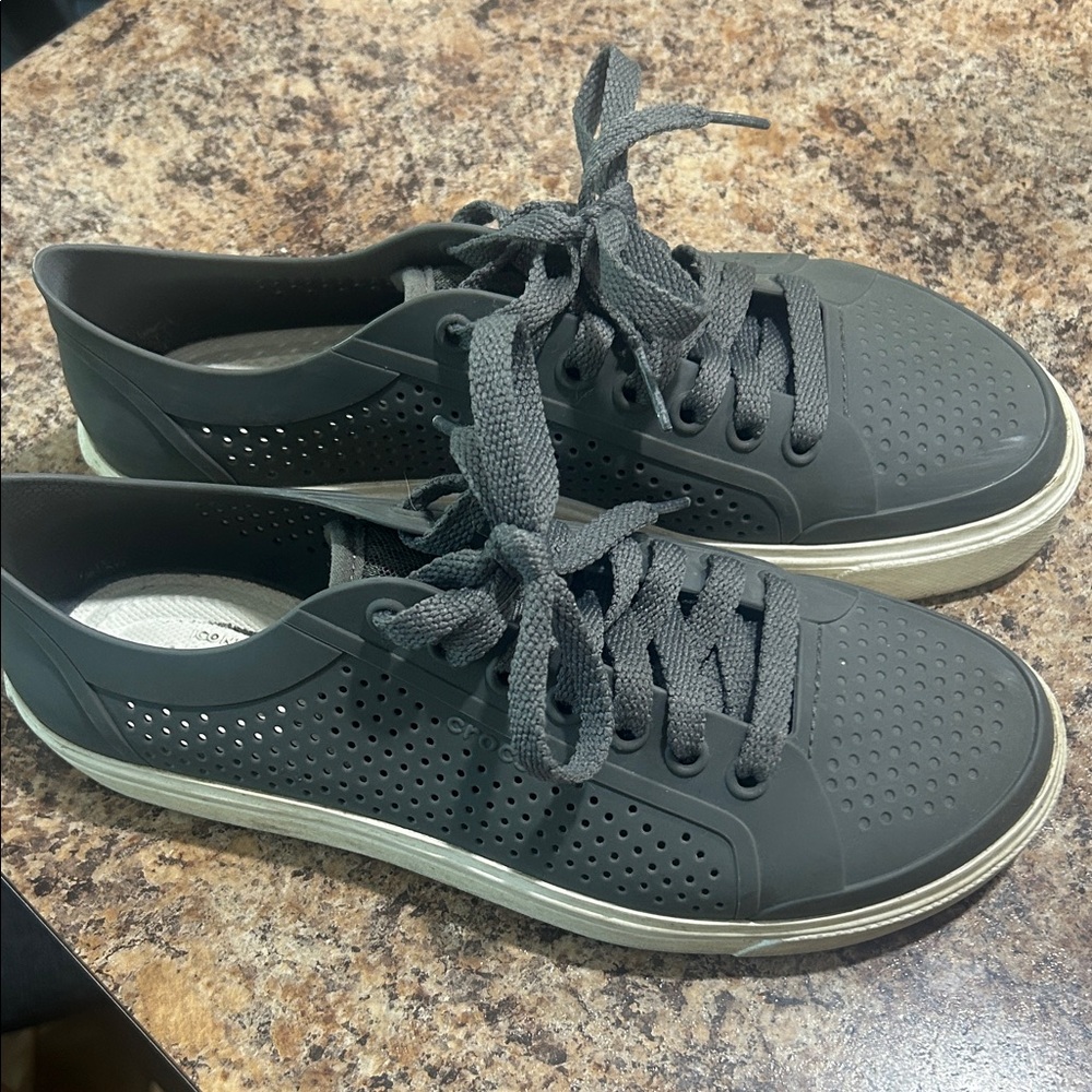 Gray Crocs Casual Sneakers